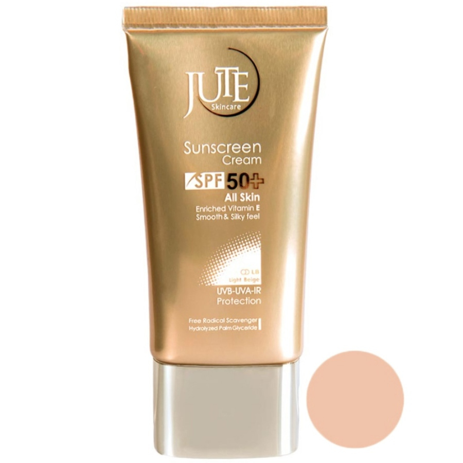 کرم ضد آفتاب رنگی SPF50 مناسب انواع پوست ژوت 40ml 