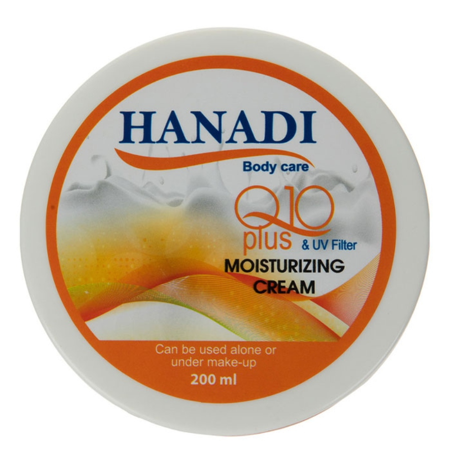 کرم مرطوب کننده دست و بدن حاوی Q10 هانادی 200ml
