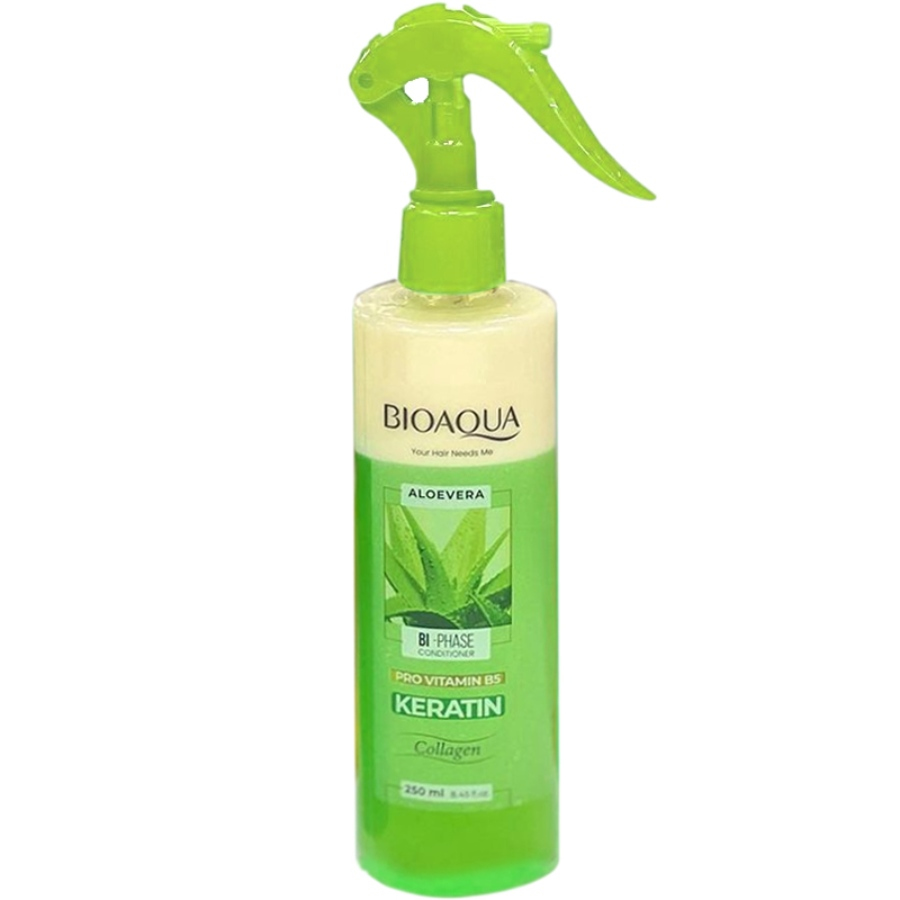 اسپری مو دو فاز بایوآکوا حاوی آلوئه ورا 250ml