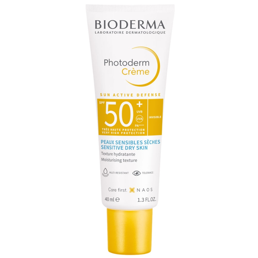 کرم ضد آفتاب بی رنگ Photoderm Creme SPF50 بایودرما 40ml