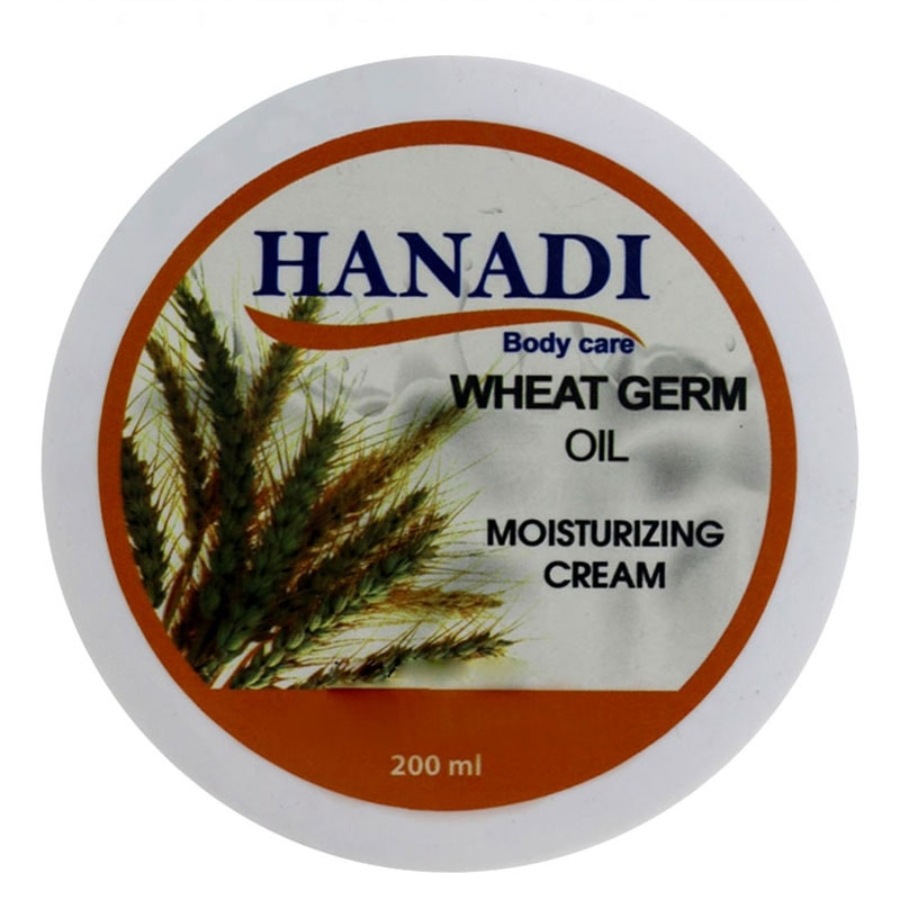کرم مرطوب کننده دست و بدن عصاره روغن جوانه گندم هانادی 200ml