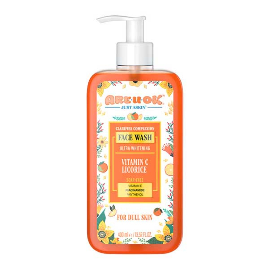 ژل شستشو روشن کننده آر یو اوکی پوست کدر 400ml