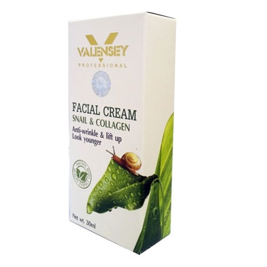 کرم صورت حلزون حاوی کلاژن والنسی