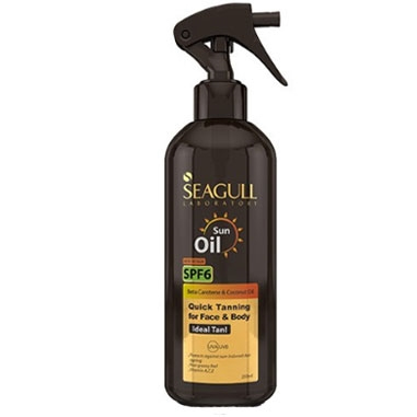 اسپری روغن آفتاب SPF6 سی گل 250ml