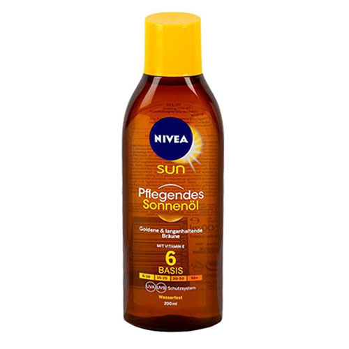 روغن آفتاب برنزه کننده SPF6 نیوا 200ml