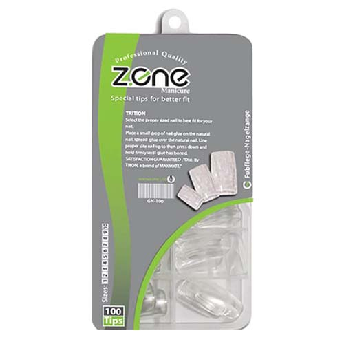 ناخن مصنوعی مربعی زد وان مدل Z-1000T (بی رنگ کد 200)
