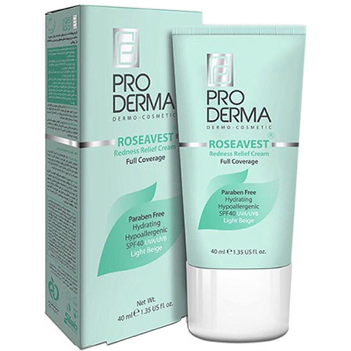 سی سی کرم پوشاننده و مرطوب کننده صورت پرودرما 40ml