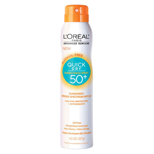 اسپری ضد آفتاب SPF50 لورال 50ml