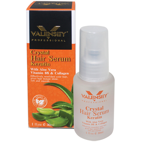سرم مو کریستال کراتینه با عصاره آلوئه ورا والنسی