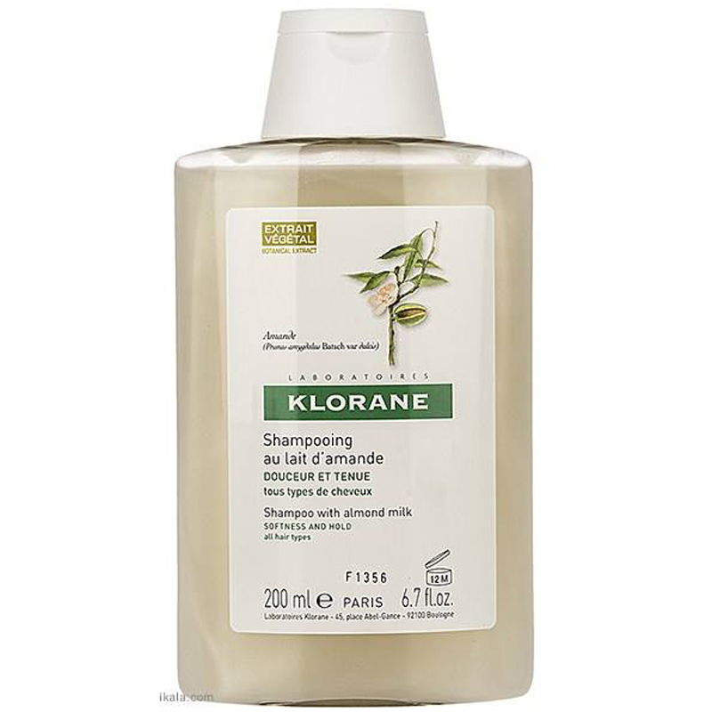 شامپو حجم دهنده کلوران سری Extrait Vegetal مدل Almond