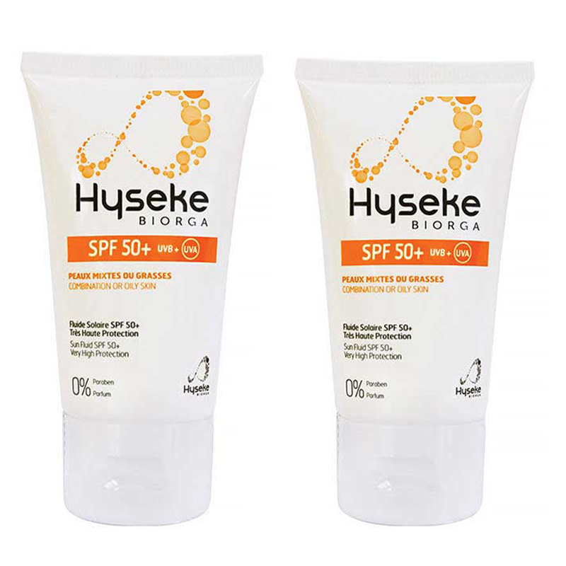 فلویید ضد آفتاب بایورگا مدل Heyseke SPF50plus حجم 40 میلی لیتر