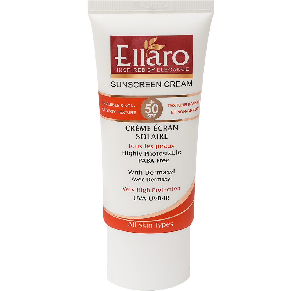 کرم ضد آفتاب بی رنگ SPF50 الارو 50ml