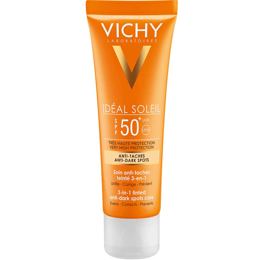 کرم ضد آفتاب رنگی و ضد لک پوست چرب SPF50 ویشی 50ml
