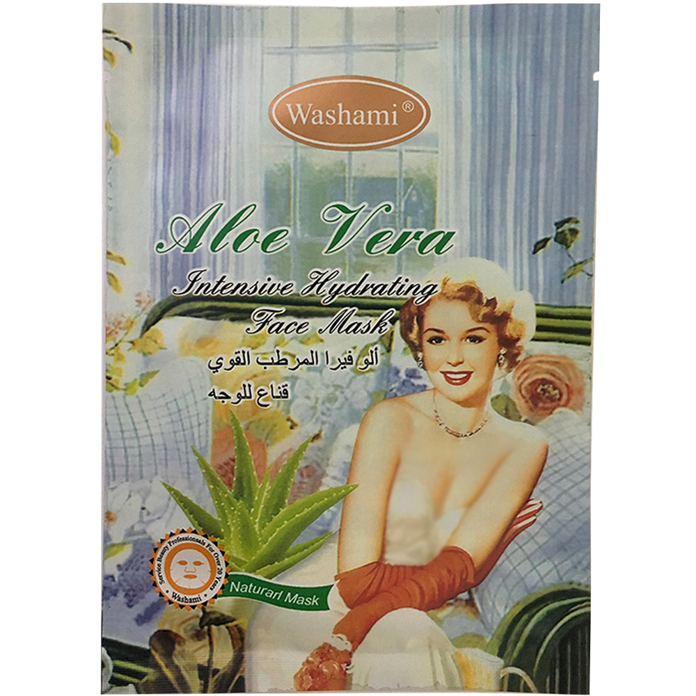 ماسک نقابی عصاره آلوئه ورا واشامی