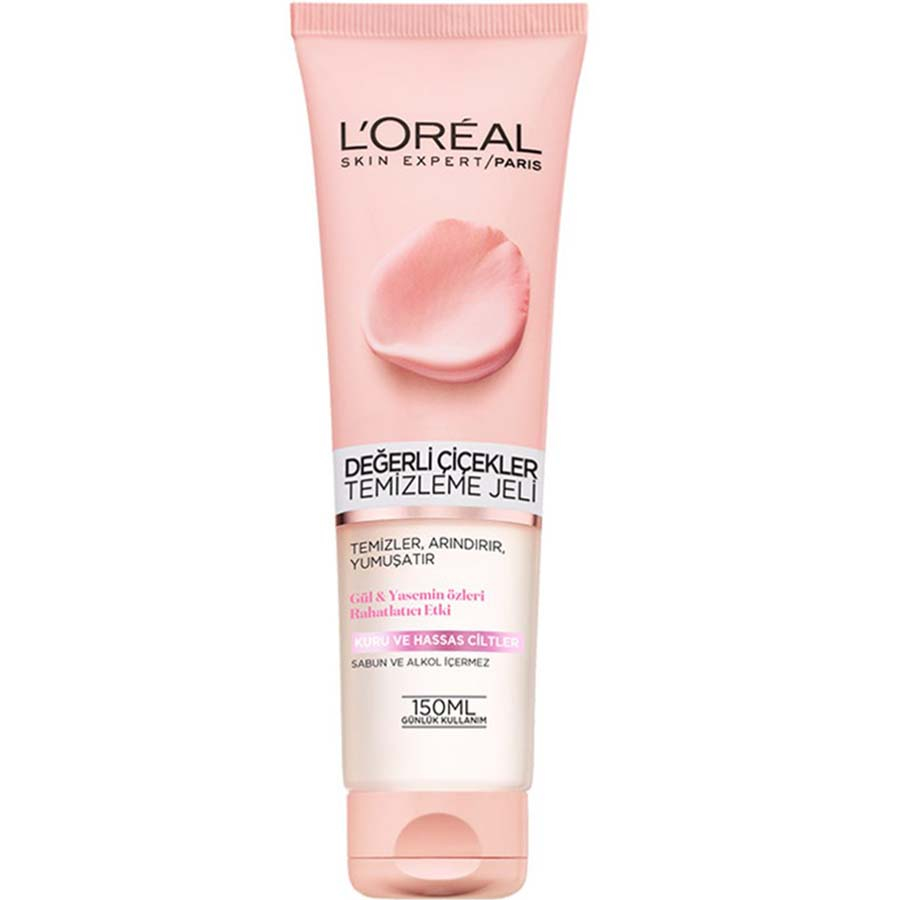 ژل شستشو عصاره گل مناسب پوست خشک لورال 150ml