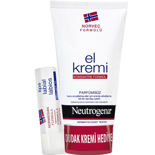 پک کرم مرطوب کننده دست و بالم لب نوتروژینا