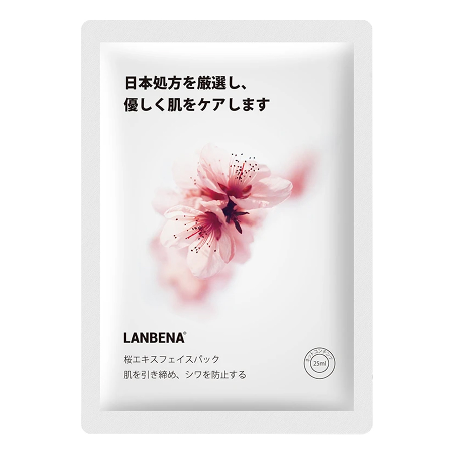 ماسک نقابی عصاره شکوفه گیلاس لانبنا 