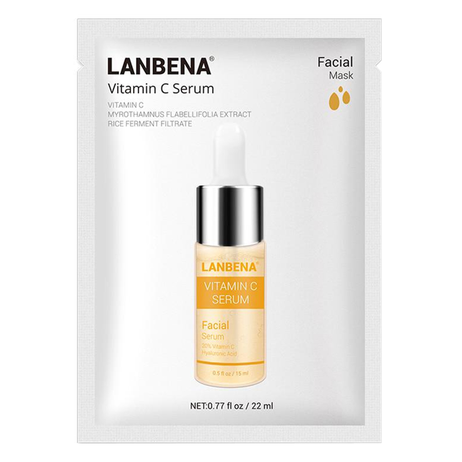 ماسک نقابی حاوی سرم ویتامین C لانبنا