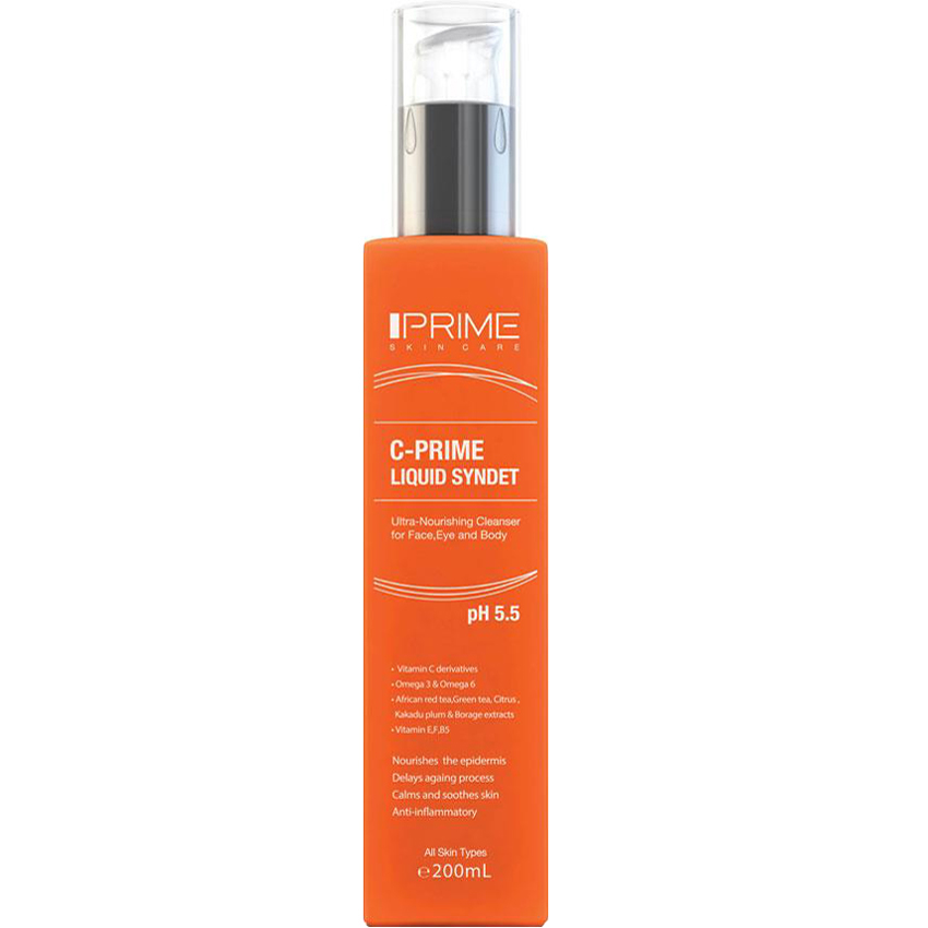 پن مایع صورت و بدن حاوی ویتامین C پریم 200ml