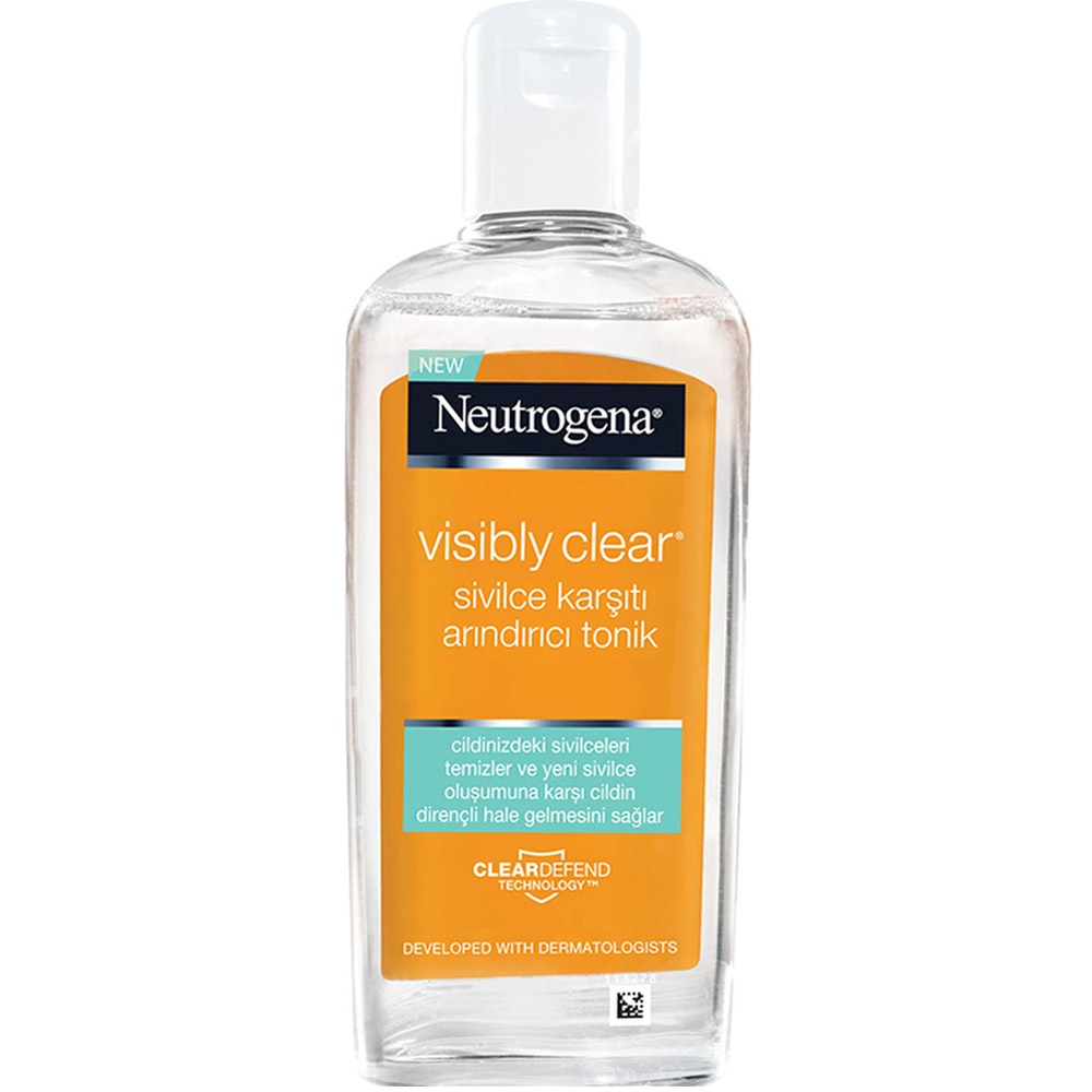 تونر ضد جوش و کوچک کننده منافذ Visibly Clear نوتروژینا 200ml