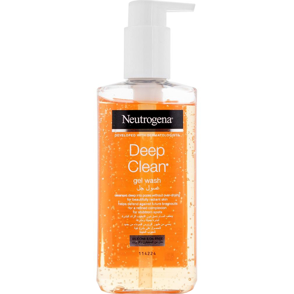 ژل شستشوی صورت Deep Clean نوتروژینا 200ml