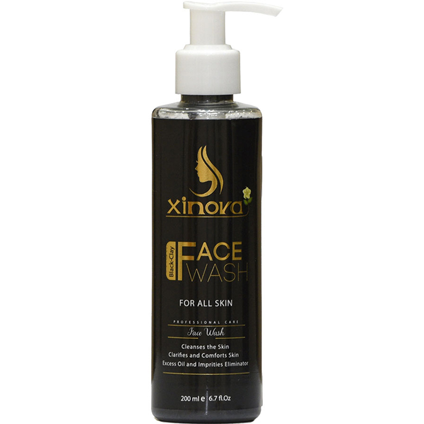 ژل شستشو و ماسک لایه بردار زغالی ژینووا 200ml