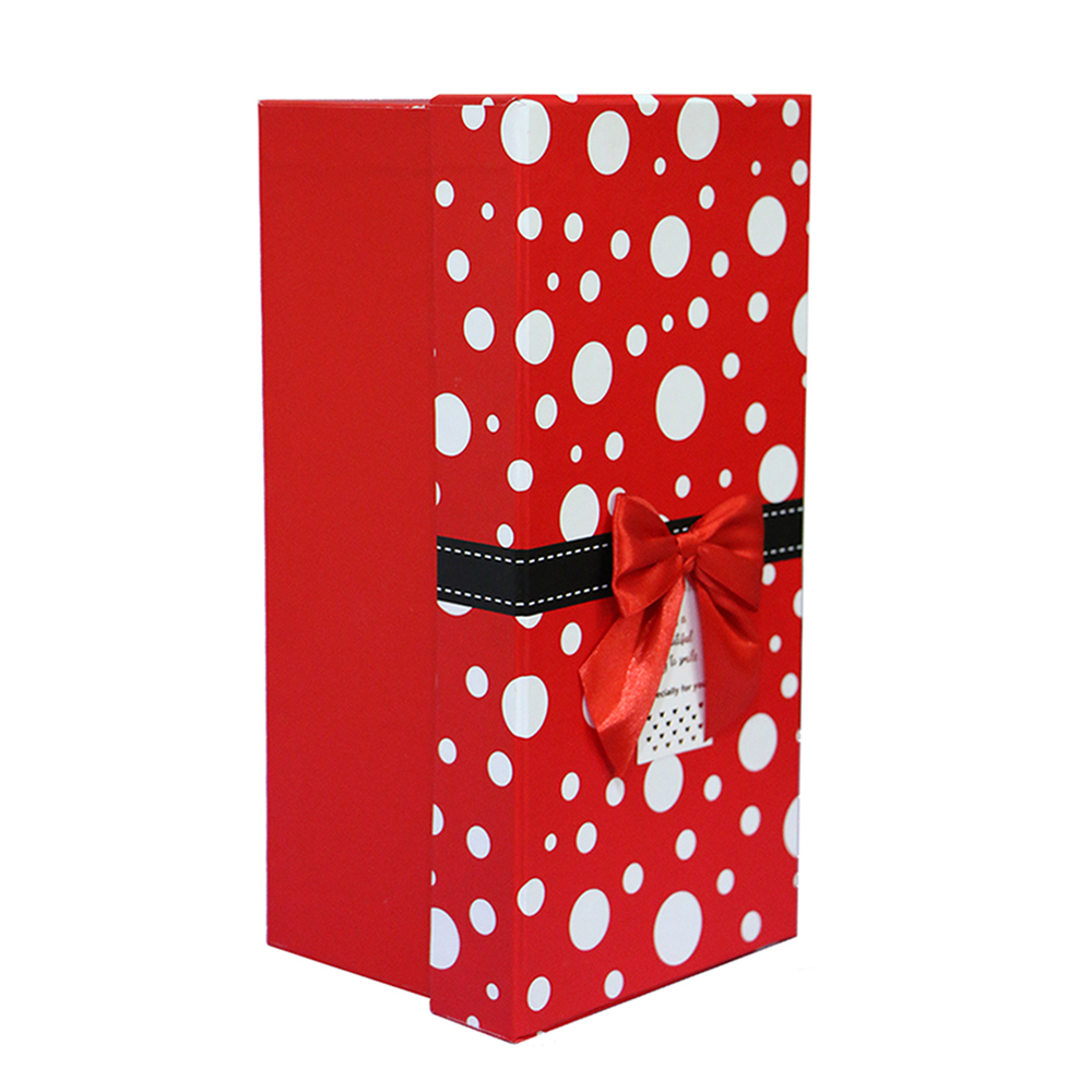 جعبه کادویی طرح خال خالی سایز کوچک