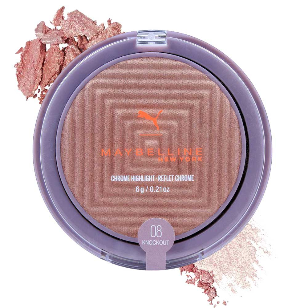 هایلایتر پودری Chrome میبلین