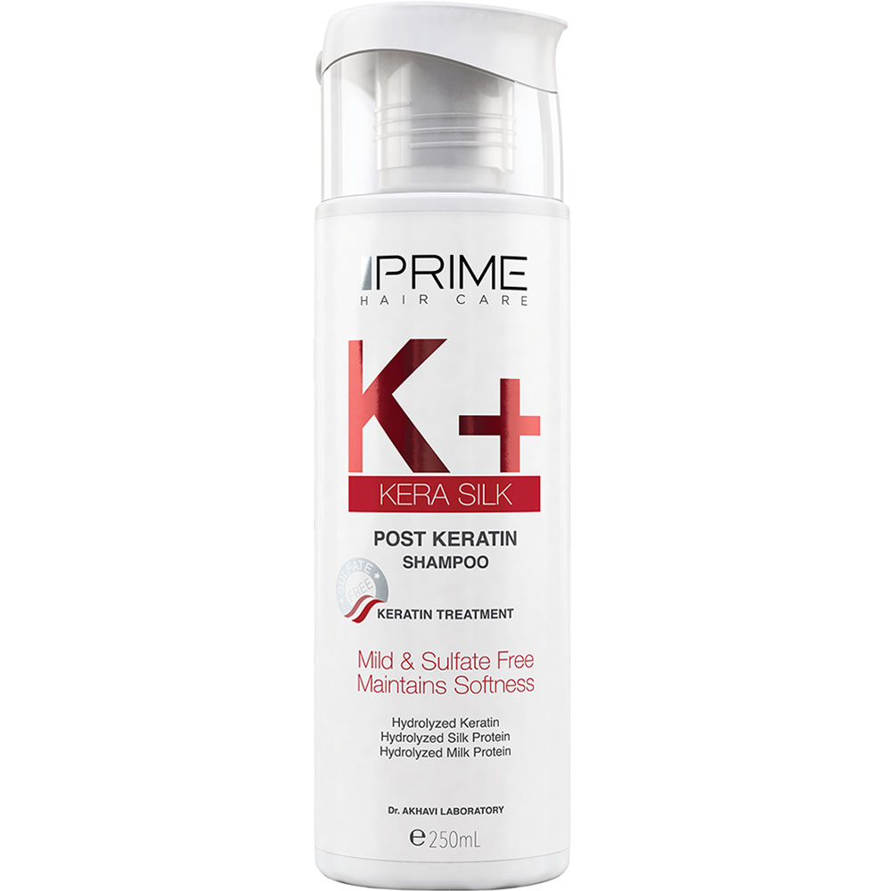 شامپو فاقد سولفات موهای کراتینه K پریم 250ml