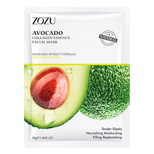 ماسک نقابی عصاره آووکادو و کلاژن زوزو