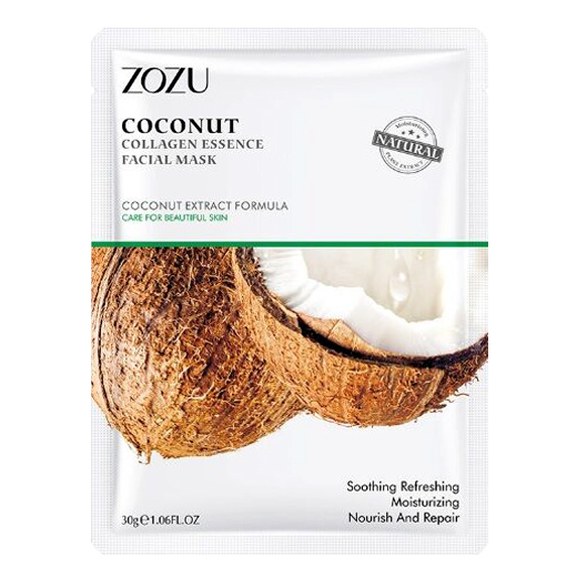 ماسک نقابی عصاره نارگیل و کلاژن زوزو