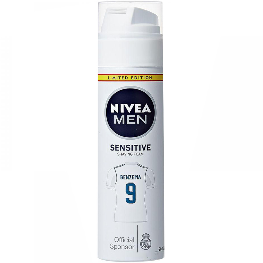 فوم اصلاح پوست حساس Benzema نیوا 200ml