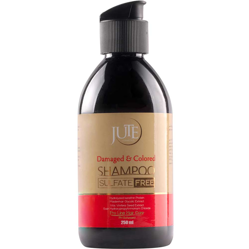 شامپو فاقد سولفات تثبیت کننده موهای رنگ شده و آسیب دیده ژوت 250ml