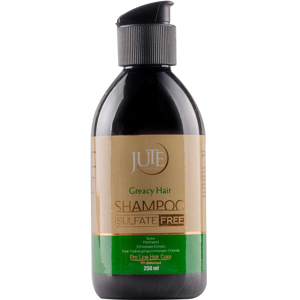 شامپو فاقد سولفات مخصوص موهای چرب ژوت 250ml