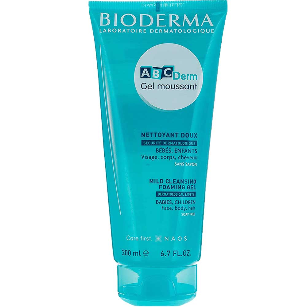 ژل شستشوی سر و بدن کودک ABCDerm بایودرما 200ml