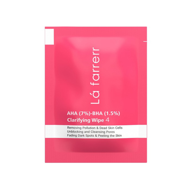 پد پاکسازی کننده و لایه بردار 7% AHA و 1/5% BHA لافارر بسته 30 عددی