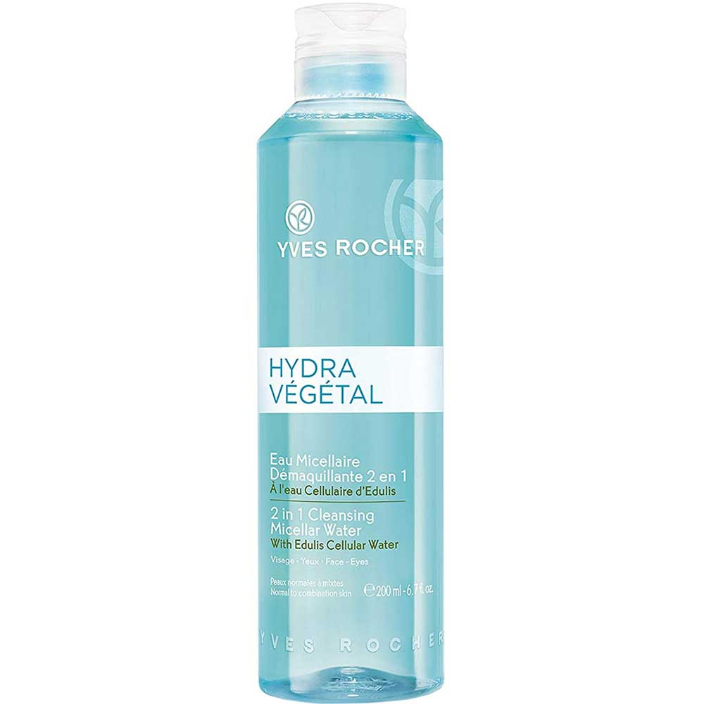 میسلار واتر 2 در 1 آبرسان Hydra Vegetal ایوروشه 200ml