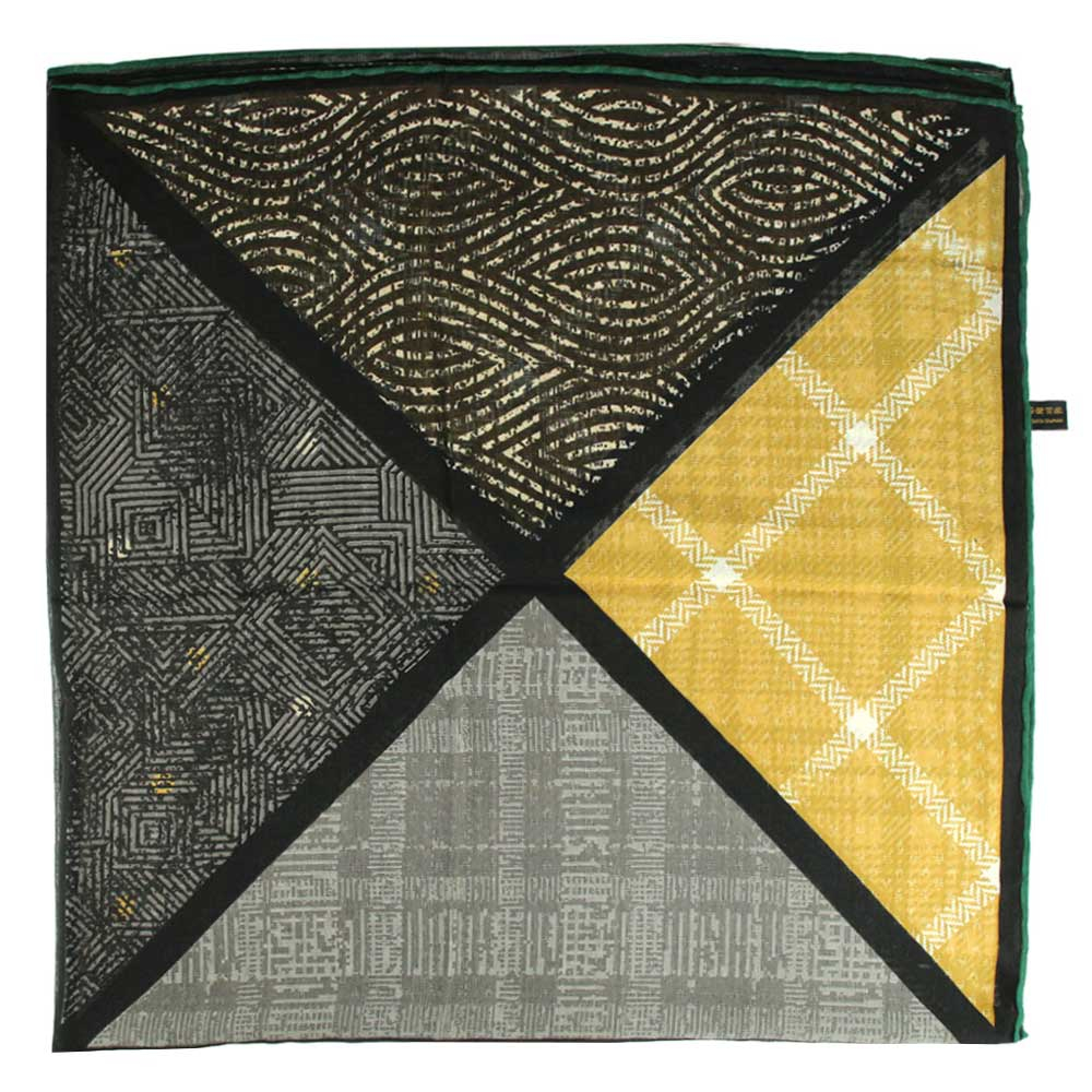 روسری گارزا ژاکارد طرح دار کد 15004