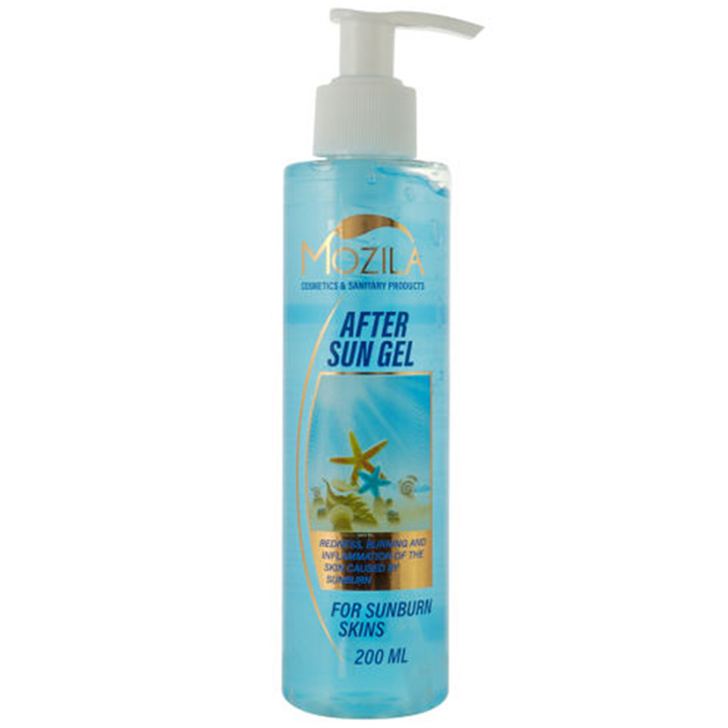 ژل افترسان پوست آفتاب سوخته موزیلا 200ml