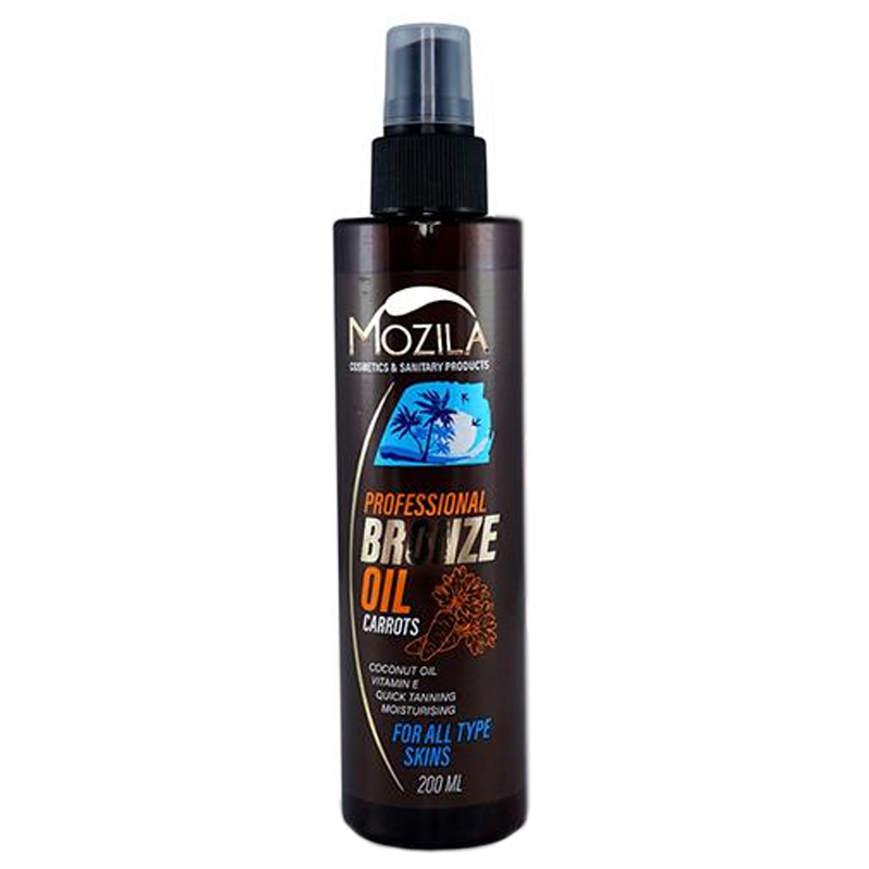 روغن برنزه کننده هویج موزیلا 200ml