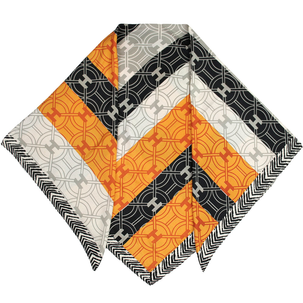 روسری کوتاه طرح هرمس کد 6044