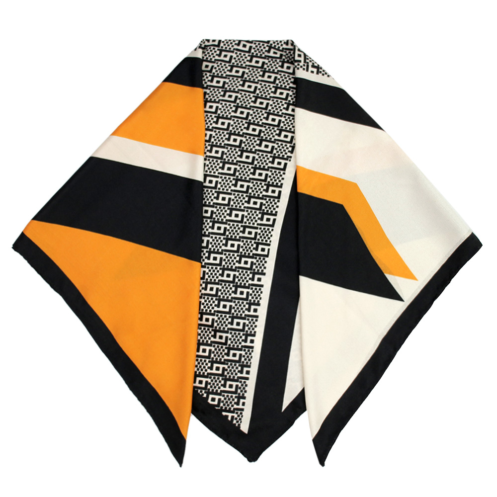 روسری کوتاه طرح لوزی کد 6041