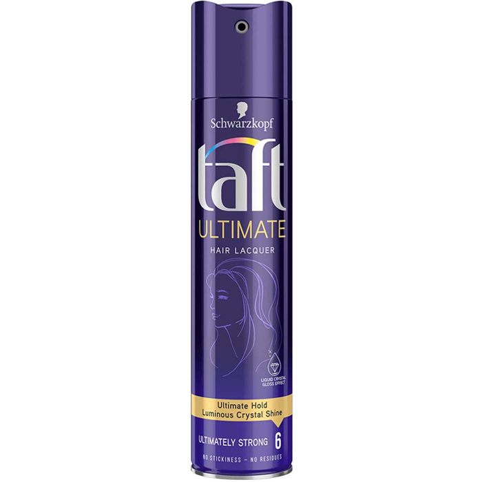 اسپری براق کننده و حالت دهنده قوی مو Ultimately Strong 6 تافت 250ml