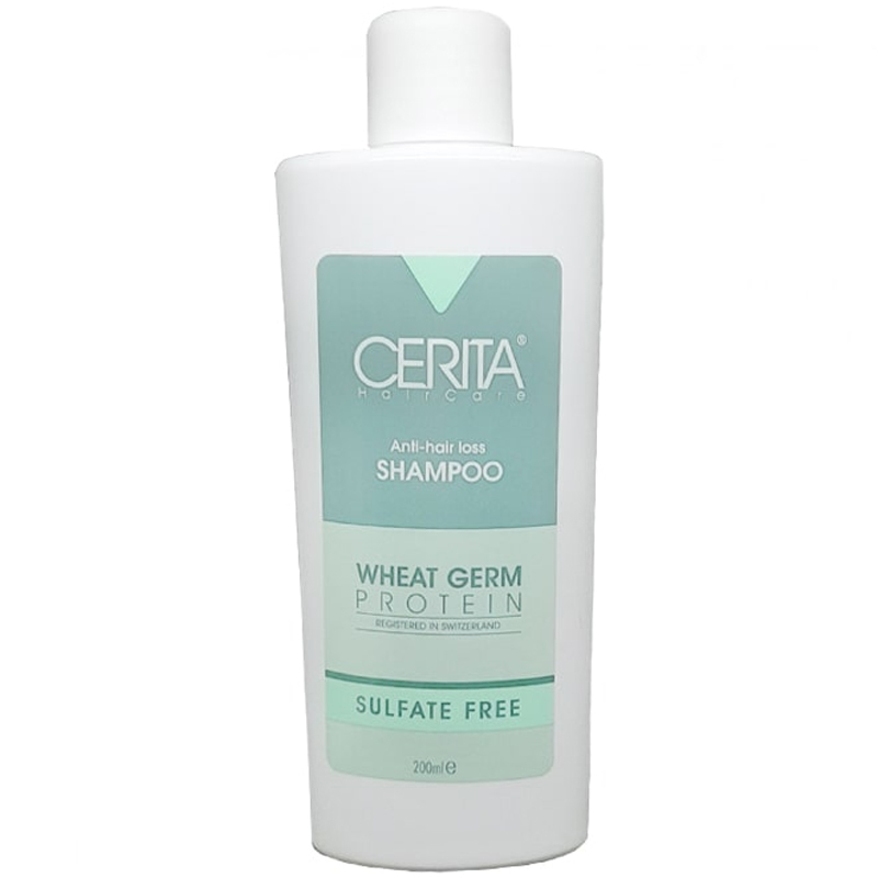 شامپو فاقد سولفات پروتئین‌ جوانه گندم سریتا 200ml