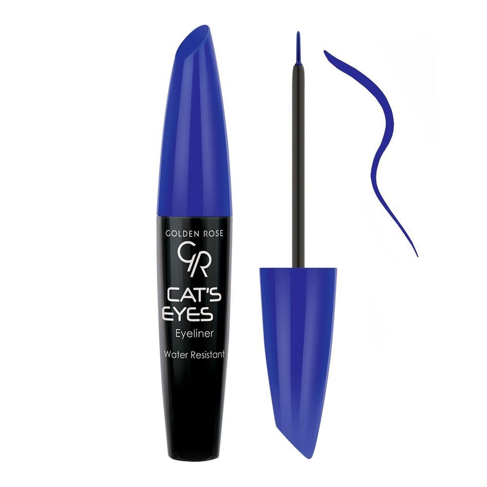 خط چشم مویی آبی گلدن رز Cats Eyes  