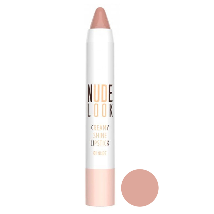 رژ لب مدادی براق کرمی Nude Look گلدن رز 