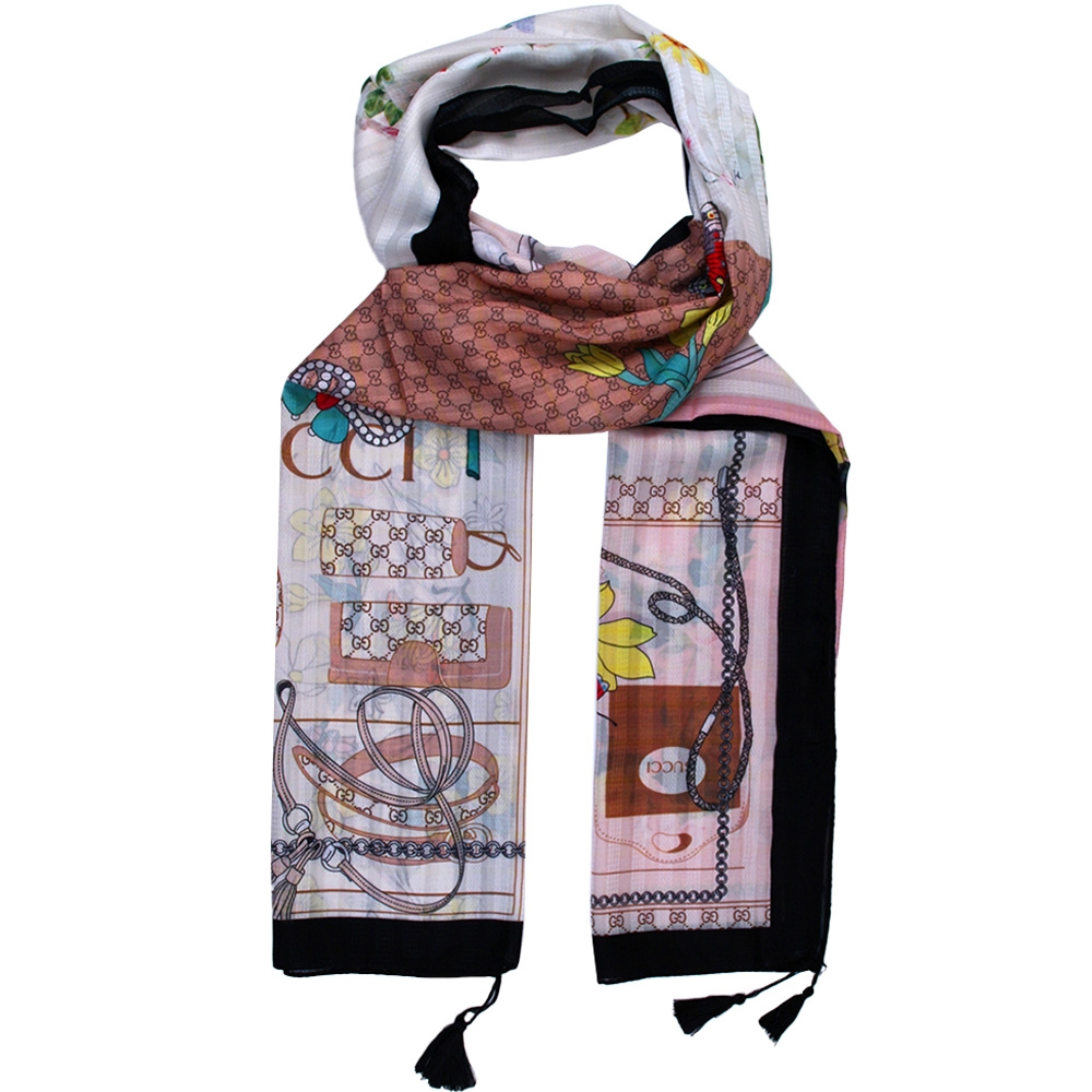 شال طرح دار کد 26016