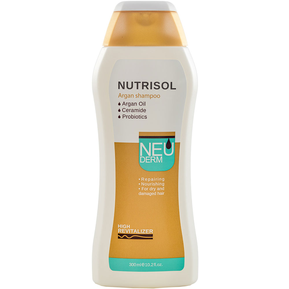 شامپو تقویتی روغن آرگان Nutrisol نئودرم 300ml