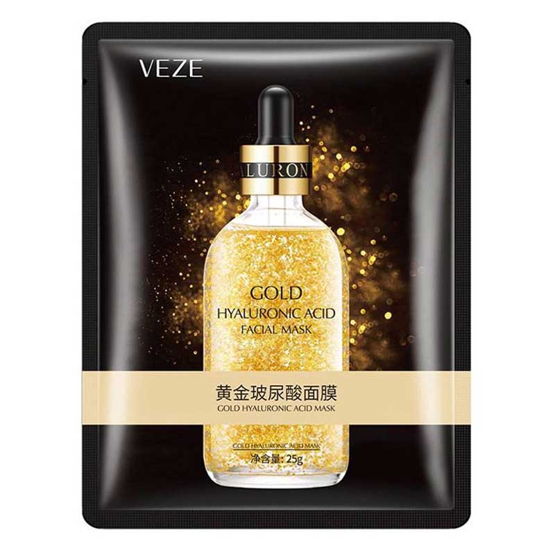 ماسک نقابی طلا و هیالورونیک اسید وزه