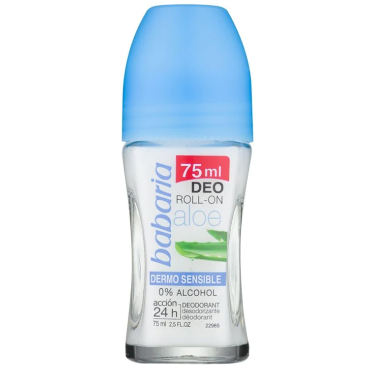 رول دئودورانت آلوئه ورا Dermo Sensible باباریا 75ml